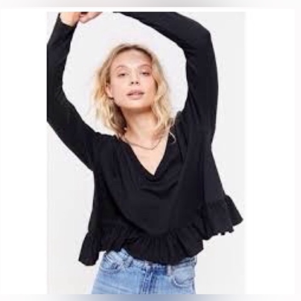 Urban Outfitters Truly Madly Deeply black long sleeve